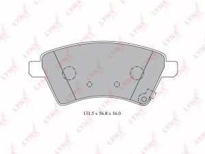 Колодки тормозные дисковые передние BD-7313 LYNXAUTO
