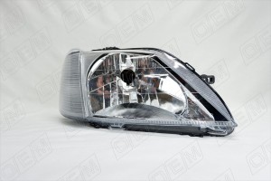 Фара правая Renault Logan 1 2004-2009, повторитель ближе к крылу OEM0190FR OEMPARTS