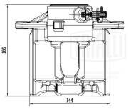 Суппорт торм. для а/м Mercedes C W204 07-/E W212 09- перед. лев. d60мм CF 052267 CF052267 TRIALLI