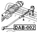 Сайлентблок DAB-002 DAB-002 FEBEST