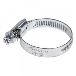 Хомут на патрубки AIRLINE червячный 25-40 мм (оцинкованный)  10шт AHC-SZ-06 AIRLINE