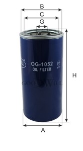 Фильтр масляный OG1052 OG 1052 GOODWILL