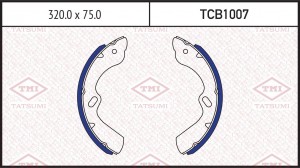 Колодки тормозные барабанные ISUZU Elf 03- TCB1007 TCB1007 TATSUMI