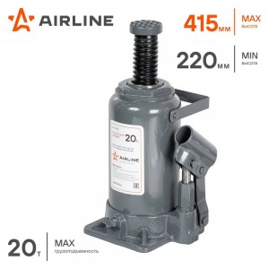 Домкрат бутылочный 20 т AIRLINE 235 - 440 мм AJ-B-20S AIRLINE