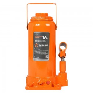 Домкрат 16,0т бутылочный (250-490мм) /AIRLINE/ AJ-B-16 AIRLINE