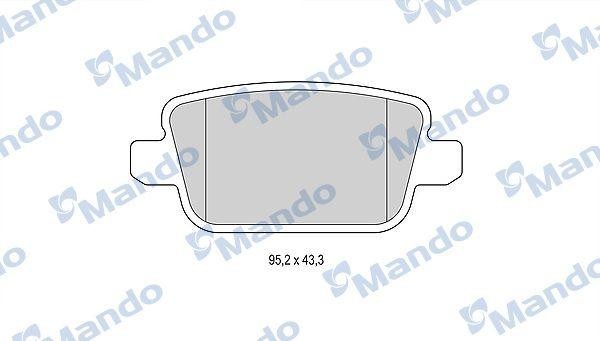 FORD GALAXY/MONDEO IV /S-MAX02006> Focus RS /без электронного стояночного тормоз MBF015232 MANDO