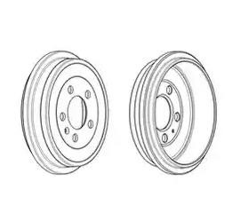 Барабан тормозной 14.9384.20 14.9384.20 BREMBO