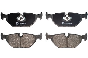 Тормозные колодки задние, Low Metallic C12CR0166 C12CR0166 CWORKS