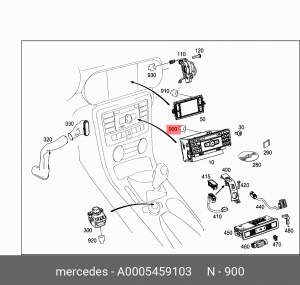 000 545 91 03 КРЫШКА A 000 545 91 03 MERCEDES BENZ