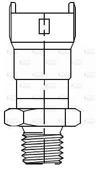 Датчик температуры ГАЗ,ЗИЛ,МАЗ,ПАЗ охлаждающей жидкости STARTVOLT LS 03009 START VOLT