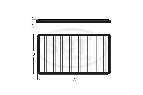 Фильтр салона SA1140 SCT