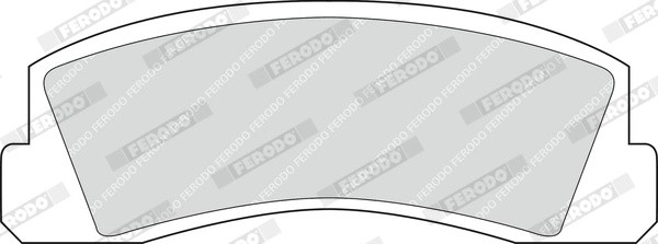 Колодки торм.пер. FDB195 FERODO