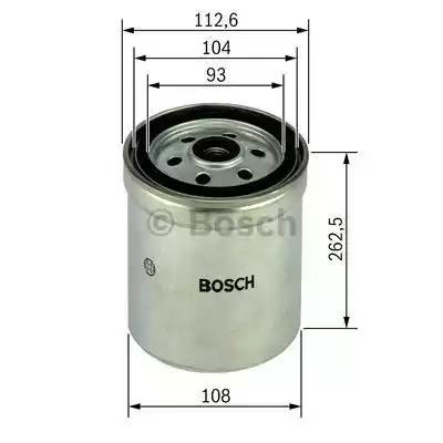 Фильтр топливный RVI Premium II TR/PR, Magnum DXi 12; VOLVO D 9 A/B, D 12 D Gen. F 026 402 017 BOSCH