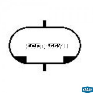 Компрессор OPEL Astra H (04-09) кондиционера KRAUF KCD0165YU KRAUF