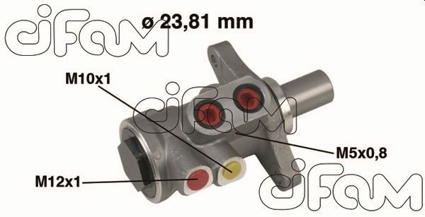 [1146127] !цилиндр торм. гл.\ Ford Fiesta/Fusion 1.4/1.6/1.4TDCi,Mazda 2 1.2/1.4 202-448 CIFAM