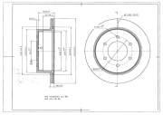 Диск тормозной задний AVANTECH BR0248S AVANTECH