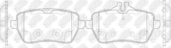 Колодки тормозные MERCEDES SL (R231) (12-) задние (4шт.) NIBK PN0579 NIBK