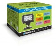 балка светодиодная! CL-18W-S (дальний свет,L=65мм,2х рядная, 6диодов, 18W)\ 5186 VYMPEL
