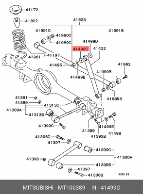 Шайба MITSUBISHI ОЕ MT100389 MITSUBISHI