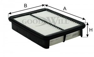Фильтр воздушный AG522 AG 522 GOODWILL