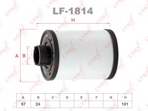 Фильтр топливный PEUGEOT Boxer (02-) LYNX LF-1814 LYNXAUTO