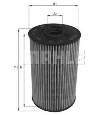 Фильтр масляный OX137D MAHLE KNECHT