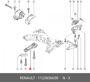 RENAULT LOGAN/MEGANE 112383665R RENAULT