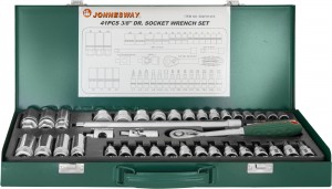 набор головок торцевых! 3/8''DR, 6-24мм, 41 предмет\ S04H3141S JONNESWAY