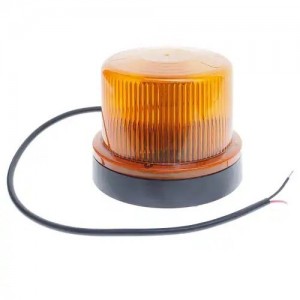 Маяк проблесковый 12/24V светодиодный стационарный желтый MEGAPOWER 37034001 MEGA POWER