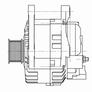 Генератор для а/м Renault Duster (10-) 1.5dCi 4х4 120A (LG 0917) LG0917 START VOLT
