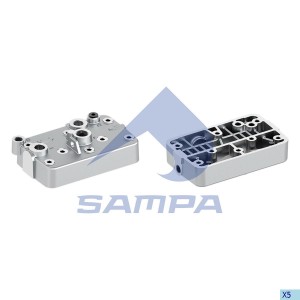ГБЦ компрессора Scania 4/P/G/R/T серия 094325 SAMPA