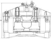 Суппорт торм. Audi A4 (04-)/A6 C6 (04-) перед. лев. d=60мм (CF 052265) CF052265 TRIALLI