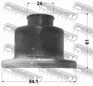 Пыльник ШРУСа SUZUKI Grand Vitara (06-) вала карданного FEBEST 0715-JB416SA FEBEST