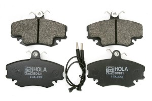 Колодки тормозные дисковые передние для а/м Lada Largus, Renault Logan (8 клап.) BD821 HOLA
