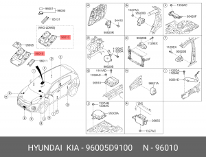 Кожух KIA Sportage (16-) датчика дождя OE 96005D9100 HYUNDAI KIA