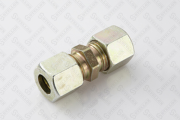 фитинг !соединитель резьб.прямой (м) D10x1-D10x1, с2втулк.опорн.d8,2гайки,2врезн 8521212SX STELLOX