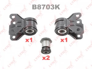Комплект сайлентблоков рычагов передней подвески B8703K LYNXAUTO