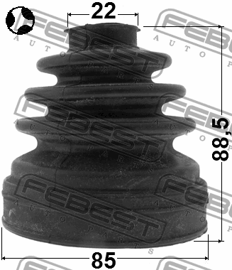 Пыльник ШРУСА внутренний 0515-BK23LHT 0515-BK23LHT FEBEST