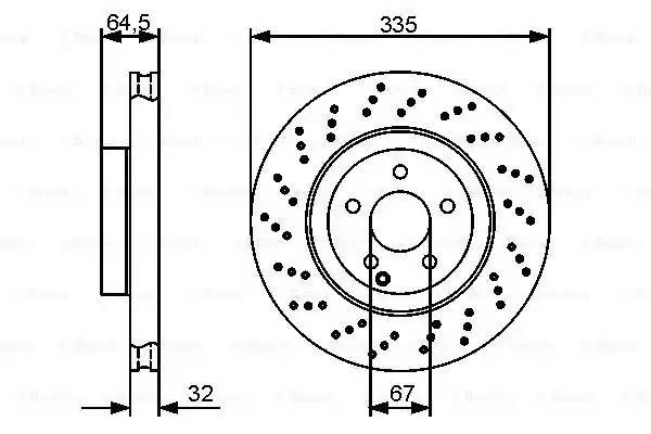 MERCEDES BENZ W221 (2005>) 0 986 479 413 BOSCH