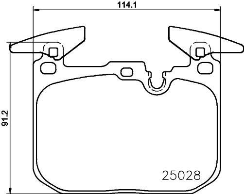 Колодки тормозные P06096 P06096 BREMBO