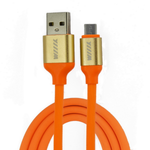 кабель-переходник! микро-USB оранжевый 1м\ CB120-UMU-10OG WIIIX