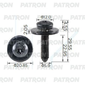 AUDI A1 (2010>) M6X25 P372396 PATRON