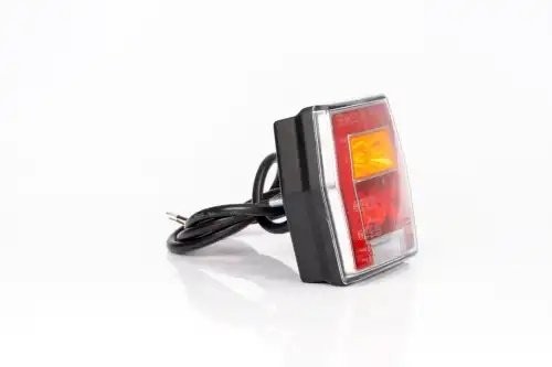фонарь задний! LED 4-функциональный, 99,5х93 с проводом 1м \ FT122TLED FRISTOM