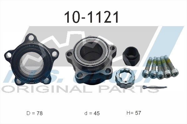 к-кт подш.пер.ступицы!\ Ford Transit/Tourneo 2.3 16V/2.2/2.4/3.2 TDCi 06> 101121 IJS GROUP