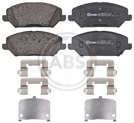 Колодки тормозные дисковые P30110 P30110 BREMBO