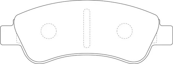 Колодки тормозные передние CITROEN C4 03-/PEUGEOT 307/PARTNER 1.4/1.6 -ESP BP421 BP42182 SB NAGAMOCHI