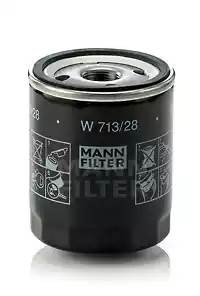 Фильтр масляный W 713/28 MANN FILTER