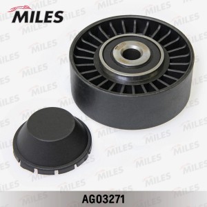 Ролик ремня приводного HYUNDAI SONATA/KIA SORENTO 3.3/3.8 05- (INA 532057910) AG AG03271 MILES