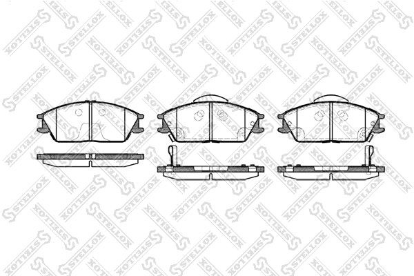 колодки дисковые п.\ Hyundai Accent  235022BSX 235-022B-SX STELLOX