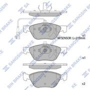 Колодки тормозные AUDI 100 задние (4шт.) SANGSIN SP2294A SANGSIN